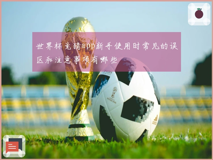 世界杯竞猜app新手使用时常见的误区和注意事项有哪些