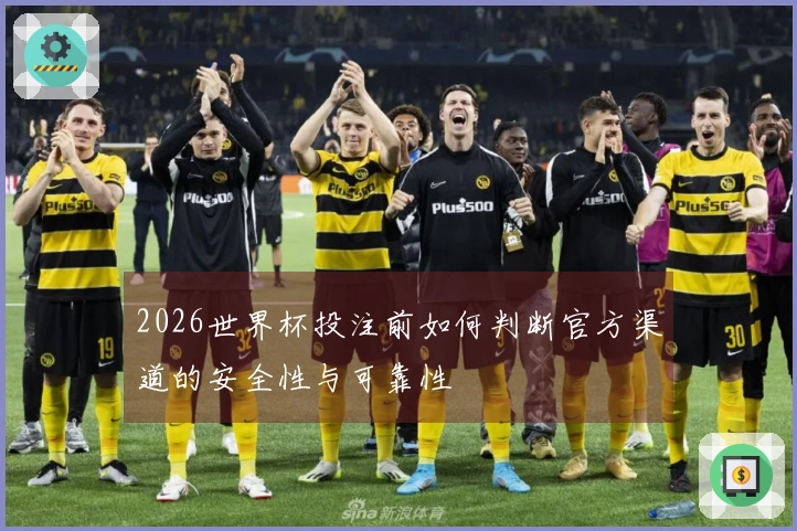 2026世界杯投注前如何判断官方渠道的安全性与可靠性